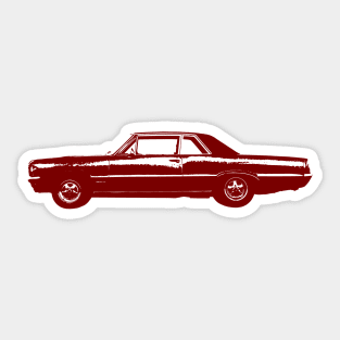 Vintage Hot Rod Car Sticker